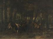 Gustave Courbet, Spring Rut The Battle of the Stags